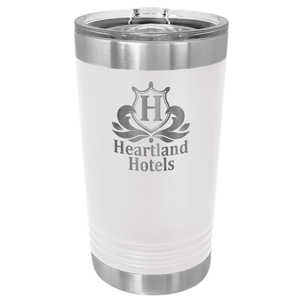 Personalized 16oz Pint Tumbler w/ Slider Lid