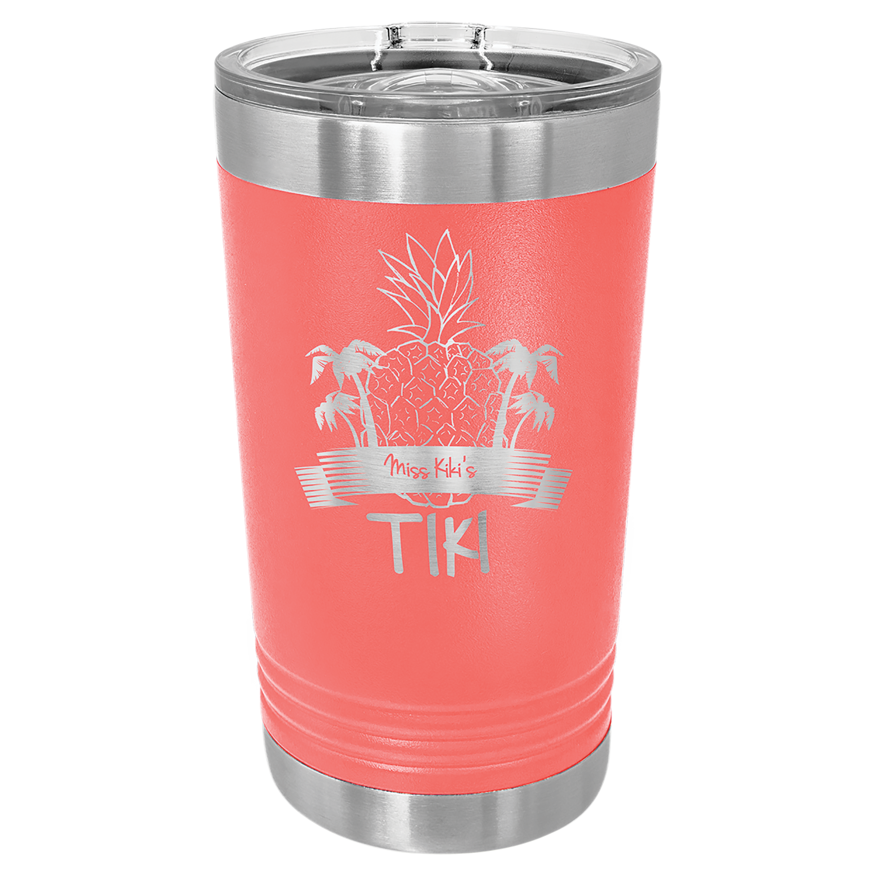 Personalized 16oz Pint Tumbler w/ Slider Lid