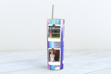 Load image into Gallery viewer, Polaroid 6 Photo Skinny 20oz Stainless Steel Tumbler
