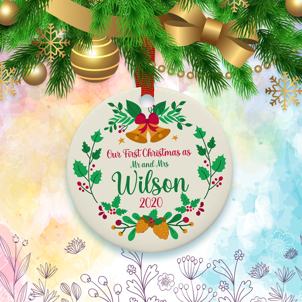 3" Round 2 Sided Ornament