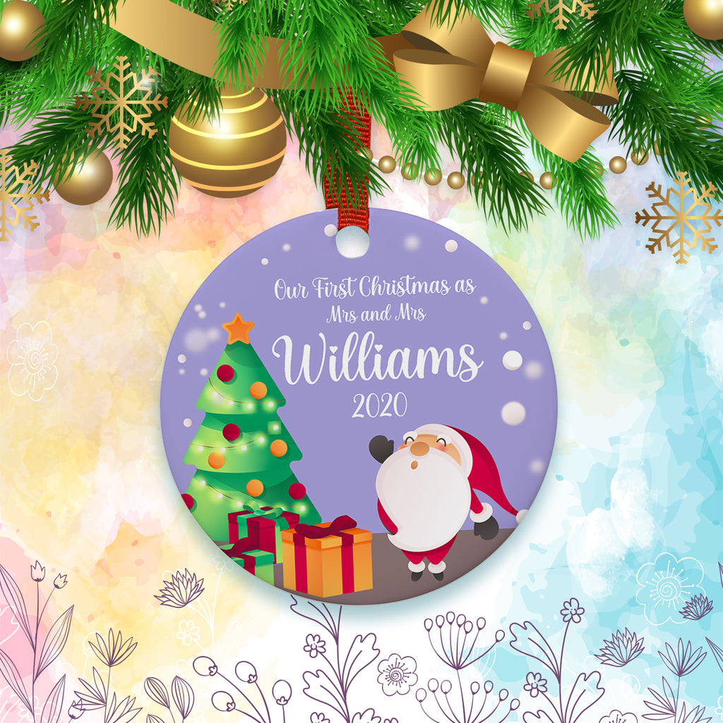 3" Round 2 Sided Ornament