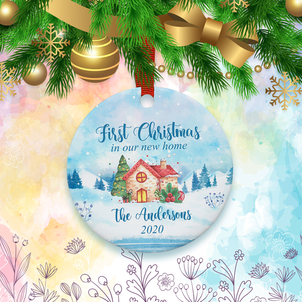 3" Round 2 Sided Ornament
