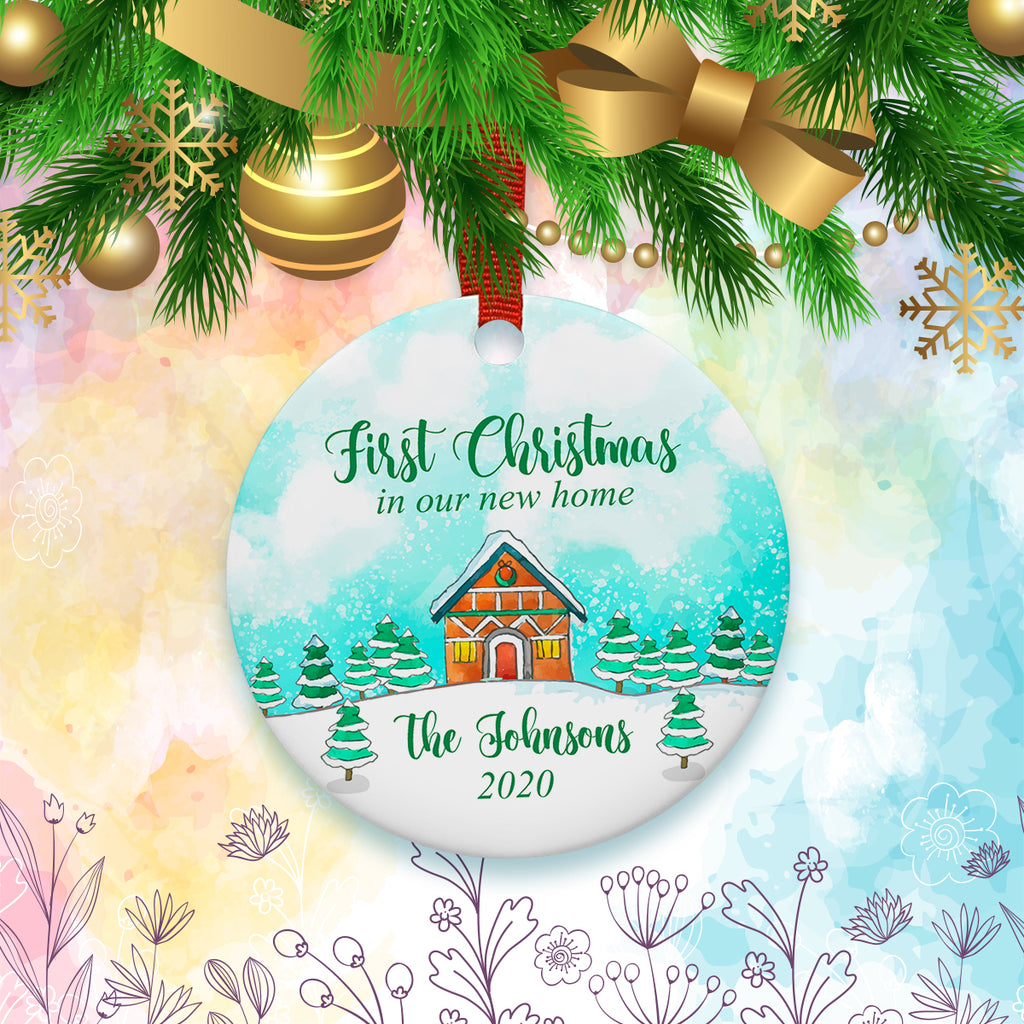 3" Round 2 Sided Ornament
