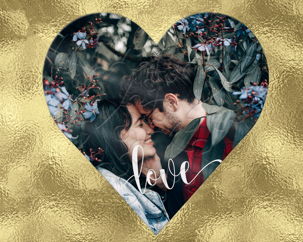 Heart Love Custom Puzzle