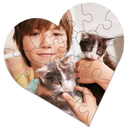 Heart Kitten Puzzle